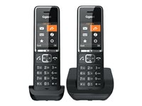 Gigaset 550 Comfort Duo - trådlös telefon med nummerpresentation + 1 extra handuppsättning L36852-H3001-R204
