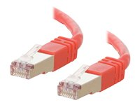 C2G Cat5e Booted Shielded (STP) Network Patch Cable - patch-kabel - 7 m - röd 83795