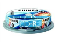 Philips CR7D5NB10 - CD-R x 10 - 700 MB - lagringsmedier CR7D5NB10/00