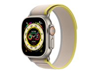 Apple Watch Ultra - titan - smart klocka med Trail Loop - gul/beige - 32 GB MQFU3DH/A