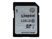 Kingston - flash-minneskort - 128 GB - SDXC UHS-I SD10VG2/128GB