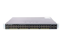 Cisco Catalyst 2960X-48LPS-L - switch - 48 portar - Administrerad - rackmonterbar WS-C2960X-48LPS-L