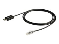 StarTech.com 1,8 m Cisco USB-konsolkabel - USB till RJ45 - seriell kabel - 1.8 m - svart ICUSBROLLOVR