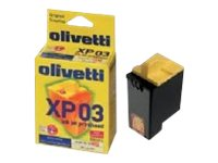 Olivetti XP 03 - svart, gul, cyan, magenta - original - bläckpatron B0261