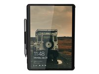 UAG Case for Microsoft Surface Go 3/Go 2/Go [10.5-inch] w/Handstrap - Scout Black - baksidesskydd för surfplatta 31107H114040
