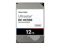 WD Ultrastar DC HC520 HUH721212ALE600 - hårddisk - 12 TB - SATA 6Gb/s 0F30144