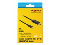 Delock adapterkabel - HDMI / USB - 2 m 84905