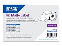 Epson PE - matrisskurna etiketter - matt - 185 etikett (er) - 102 x 152 mm C33S045549