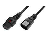 MicroConnect - förlängningskabel för ström - power IEC 60320 C13 till IEC 60320 C14 - 5 m PC1071