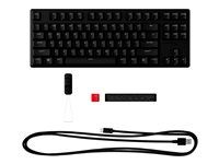 HyperX Alloy Origins Core - tangentbord - QWERTY - amerikansk - svart 639N7AA