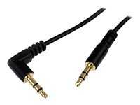 StarTech.com 6 ft Slim 3.5mm to Right Angle Stereo Audio Cable - M/M (MU6MMSRA) - ljudkabel - 1.8 m MU6MMSRA
