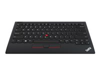 Lenovo ThinkPad TrackPoint Keyboard II - tangentbord - med Trackpoint - USA/Europa - pure black Inmatningsenhet 4Y40X49521