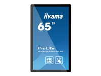 iiyama ProLite TF6539UHSC-B1AG 65" LED-bakgrundsbelyst LCD-skärm - 4K - för interaktiv skyltning/interaktiv kommunikation TF6539UHSC-B1AG