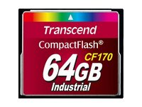 Transcend CF170 Industrial - flash-minneskort - 64 GB - CompactFlash TS64GCF170