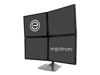 Ergotron DS100 Quad-Monitor Desk Stand ställ - för 4 LCD-bildskärmar - svart 33-324-200