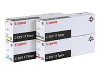 Canon C-EXV 17 - svart - original - tonerkassett 0262B002