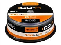 Intenso - CD-R x 25 - 700 MB - lagringsmedier 1001124