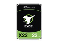 Seagate Exos X22 ST22000NM004E - hårddisk - 22 TB - SAS 12Gb/s ST22000NM004E