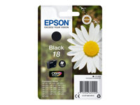 Epson 18 - svart - original - bläckpatron C13T18014022