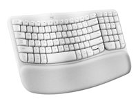 Logitech Ergo Series - tangentbord - med dämpande handflatestöd - QWERTY - offwhite Inmatningsenhet 920-012299