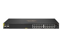 HPE Aruba 6100 24G Class4 PoE 4SFP+ - switch - 28 portar - Administrerad - rackmonterbar JL677A