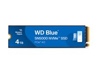 WD Blue SN5000 WDS400T4B0E - SSD - 4 TB - PCIe 4.0 x4 (NVMe) WDS400T4B0E