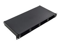 Schneider Actassi blank panel för fiberoptisk kassett (4 fack) - 1U - 19" VDILP3