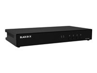 Black Box SECURE KVS4-2004HV - omkopplare för tangentbord/video/mus/ljud - 4 portar - TAA-kompatibel KVS4-2004HV