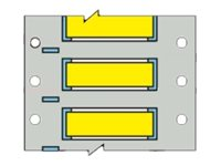 Brady PermaSleeve Wire Marking B-342 - fodral - matt - 500 stk - 21.6 x 50.8 mm PS-500-2-YL