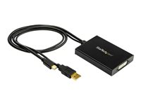 StarTech.com Mini DisplayPort to Dual-Link DVI Adapter - USB Powered - Dual Link Connectivity - Black - DVI Active Display Converter (MDP2DVID2) - videokonverterare - svart MDP2DVID2