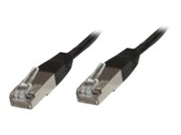 MicroConnect nätverkskabel - 3 m - svart STP603S