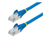 StarTech.com 10m CAT6a Ethernet Cable - Blue - Low Smoke Zero Halogen (LSZH) - 10GbE 500MHz 100W PoE++ Snagless RJ-45 w/Strain Reliefs S/FTP Network Patch Cord - patch-kabel - 10 m - blå NLBL-10M-CAT6A-PATCH