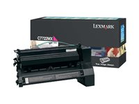 Lexmark - Extra lång livslängd - magenta - original - tonerkassett - LCCP C7722MX