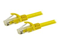 StarTech.com Cat6 Ethernet patchkabel med hakfria RJ45-kontakter - 15 m, gul - patch-kabel - 15 m - gul N6PATC15MYL