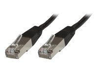 MicroConnect nätverkskabel - 10 m - svart STP610S