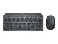 Logitech MX Keys Mini Combo for Business - sats med tangentbord och mus - QWERTY - italiensk - grafit Inmatningsenhet 920-011057