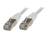 MicroConnect nätverkskabel - 1 m - vit STP601W