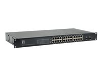 LevelOne GEP-2622W380 - switch - 26 portar - ohanterad - rackmonterbar GEP-2622W380