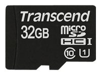 Transcend - flash-minneskort - 32 GB - microSDHC TS32GUSDCU1
