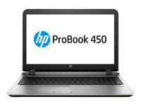 HP ProBook 450 G3 Notebook - 15.6" - Intel Core i5 - 6200U - 4 GB RAM - 256 GB SSD - belgisk W4P26EA#UUG