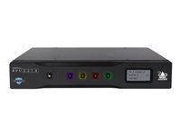 AdderView Secure AVS-2214 - Dual-Head - omkopplare för tangentbord/video/mus/ljud - 4 portar - TAA-kompatibel AVS-2214