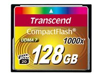 Transcend Ultimate - flash-minneskort - 128 GB - CompactFlash TS128GCF1000