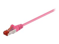 MicroConnect nätverkskabel - 1.5 m - rosa B-FTP6015PI