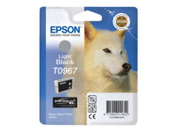 Epson T0967 - gråsvart - original - bläckpatron C13T09674010