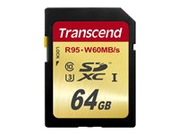 Transcend Ultimate - flash-minneskort - 64 GB - SDXC UHS-I TS64GSDU3