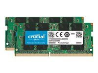 Crucial - DDR4 - sats - 16 GB: 2 x 8 GB - SO DIMM 260-pin - 2666 MHz / PC4-21300 - ej buffrad CT2K8G4SFS8266