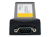 StarTech.com 1 Port ExpressCard to RS232 DB9 Serial Adapter Card w/ 16950 - USB Based (EC1S232U2) - seriell adapter - ExpressCard - RS-232 EC1S232U2