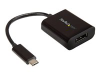 StarTech.com USB C to DisplayPort Adapter 4K 60Hz - USB Type-C to DP 1.4 Monitor Video Converter (DP Alt Mode) - Thunderbolt 3 Compatible - DisplayPort-adapter - 24 pin USB-C till DisplayPort - 14 cm CDP2DP