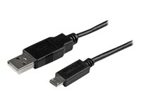 StarTech.com Micro USB-kabel - 2 m - USB-kabel - mikro-USB typ B till USB - 2 m USBAUB2MBK