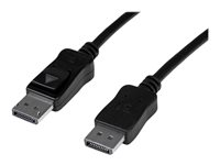 StarTech.com 50 ft DisplayPort Cable with Latches - Active - 2560 x 1600 - DPCP & HDCP - Male to Male DP Video Monitor Cable (DISPL15MA) - DisplayPort-kabel - 15 m DISPL15MA